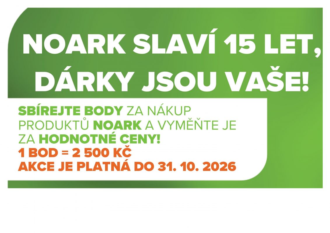 NOARK SLAVÍ 15 LET, DÁRKY JSOU VAŠE!